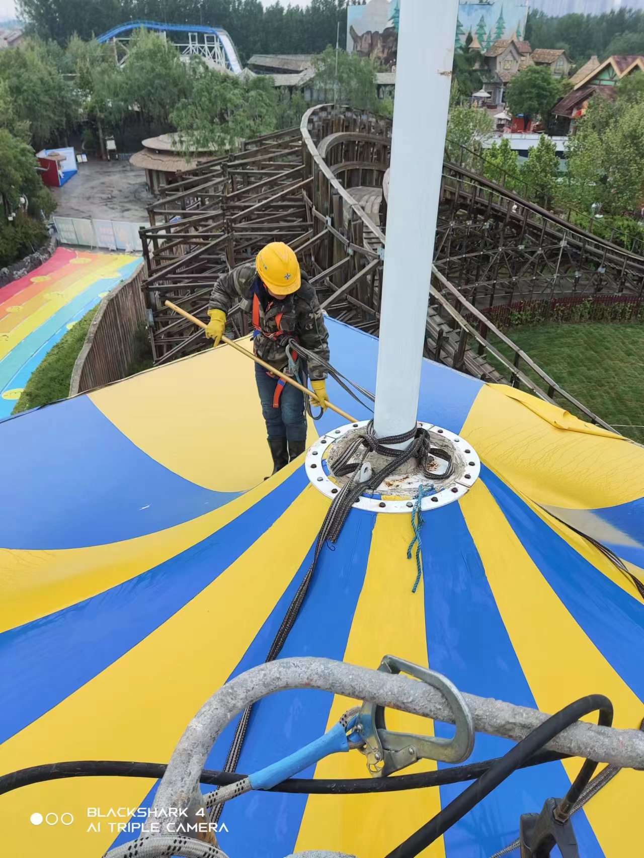 茶陵济南方特游乐场地清洗维护